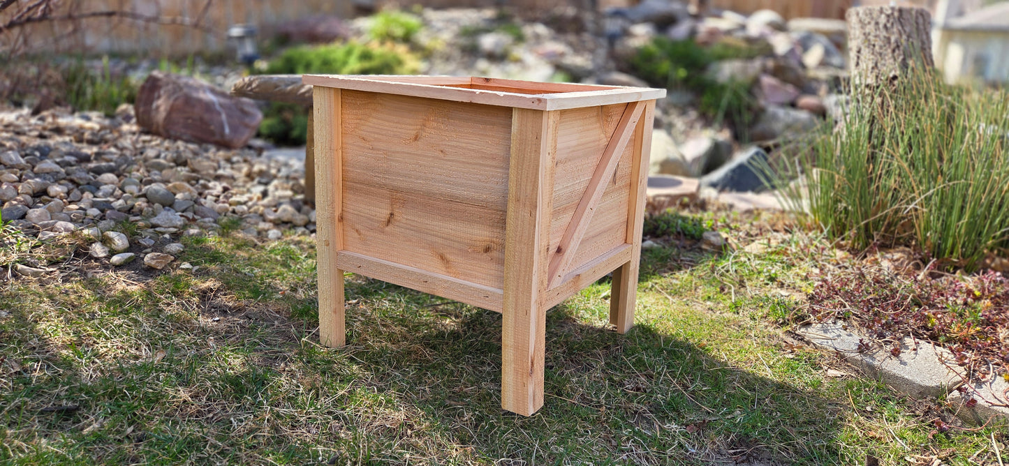 Cedar Garden Planters